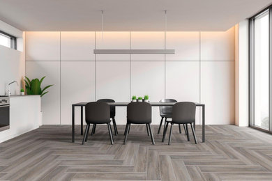 Example of a dining room design in Other