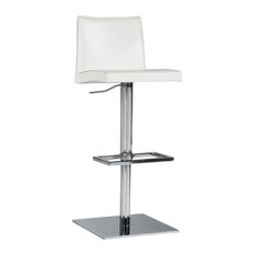 Bellini Modern Living - Bellini Bar Stool, White - Bar Stools and Counter Stools