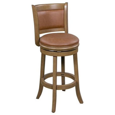 Augusta 26 Swivel Counter Stool - Distressed Sandrift