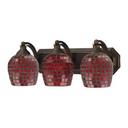 Elk Lighting - Elk Lighting 570-3B-CPR Vanity Lighting Vanity - Bathroom Vanity Lighting