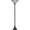 Quoizel TFMK9471 Maybeck 1 Light 71" Tall Tiffany and Torchiere - Valiant