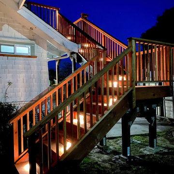New Backyard Deck & Staircase