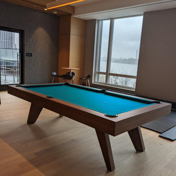 Malbu Pool Table with a nice Green Finish
