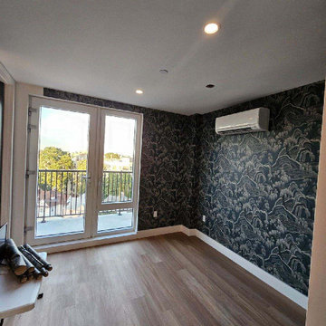 Bedroom wallpaper installation in Trenton