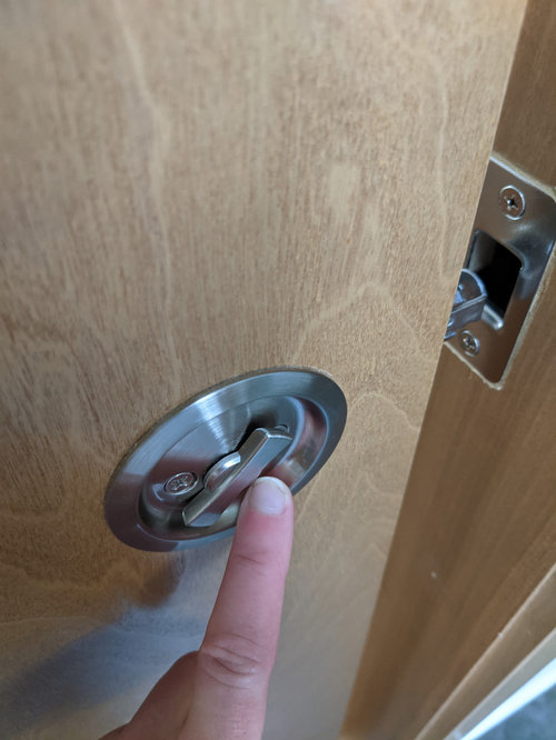 Looking for better pocket door hardware