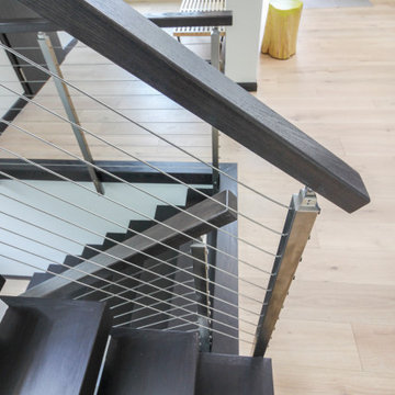 Project #70 | Open-Riser Staircase with Cable Railing
