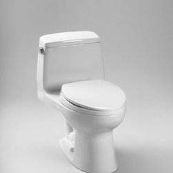 Toto Eco UltraMax Round One Piece Toilet 1.28 GPF MS853113E - Bath Products