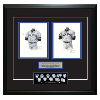 MLB New York Yankees 2021 uniform original art – Heritage Sports Art