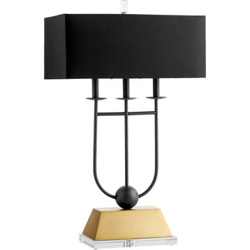 Euri Table Lamp Black, Gold