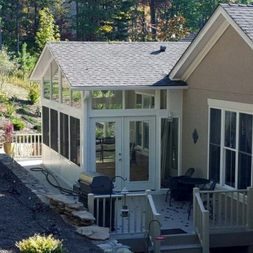 Sunroom and Deck Build Out - Biltmore Lake