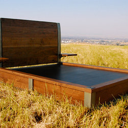 The Walnut Curve Bed - Bed Frames
