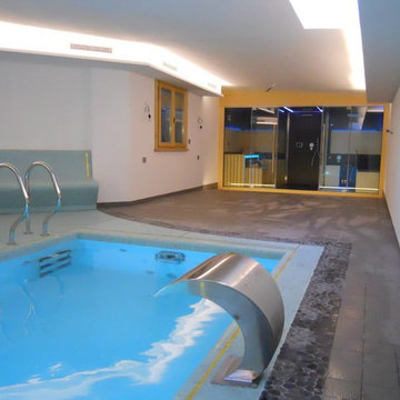 Piscina interrata per centro benessere