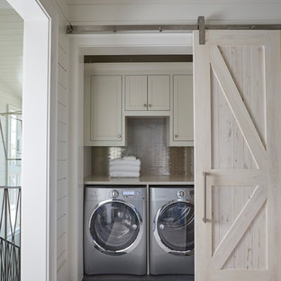 Inspiration for a nautical utility room in Miami.