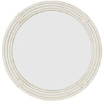 Universal Furniture - Universal Furniture Getaway Coastal Living Gateway Round Mirror - Reminiscent of knotted nautical ropes, the Getaway Round Mirror is a versatile accent piece, featuring layers of circular rings in a distressed finish.