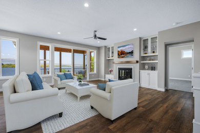 Elegant living room photo in Minneapolis