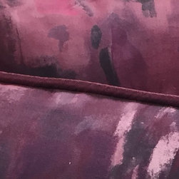 Contrast Silk Welt Detail - Decorative Pillows