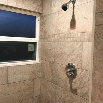 Beige Bathroom Remodel