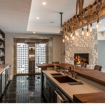 Rustic Wine Cellar by Papro Consulting