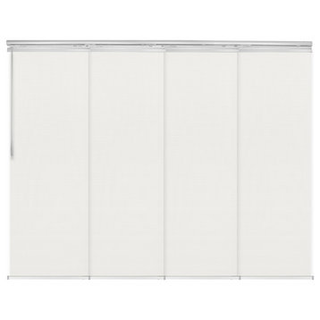 Amour 4-Panel Track Extendable Vertical Blinds 48-88"W