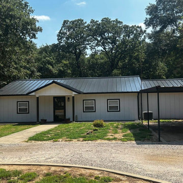 Road view of completed project