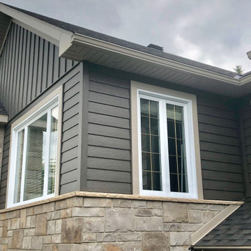 TruCedar Steel Siding: Statuary Bronze