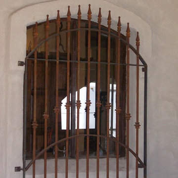 Rustic doors, widows and grates