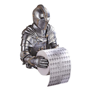 A Knight to Remember Gothic Bath Tissue Holder - Contemporary - Toilet  Paper Holders - by Design Toscano | Houzz