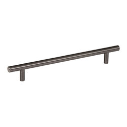 192mm Oversized Pull Bar Pulls Gunmetal BP40518GM - Cabinet And Drawer Handle Pulls