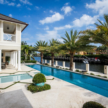 Straight Line Lap Pool in Fort Lauderdale
