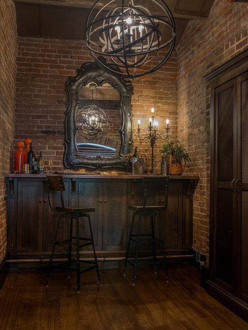 600 Industrial Home Bar Design Ideas & Remodel Pictures | Houzz
