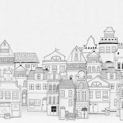 London Houses - Wallpaper