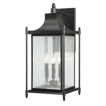 Dunnmore Outdoor Wall-Mount Lantern, 23.5"