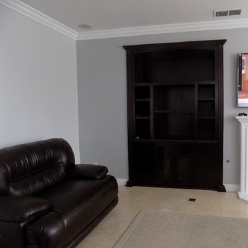 Media/display built in cabinet