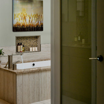 Soothing master bathroom