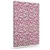 Julie Hamilton "Wineberry" White Pink Wrapped Art Canvas, 8"x10"