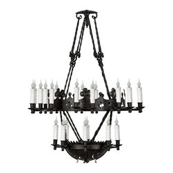 CH-195 Hand Forged Iron Chandelier Designs - Chandeliers