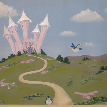 Canvas Tapestries, Whimsical Castle
