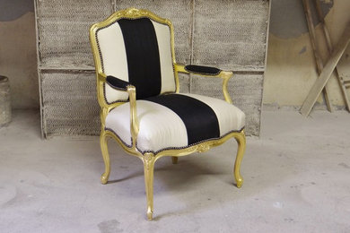 Golden Arm Chair