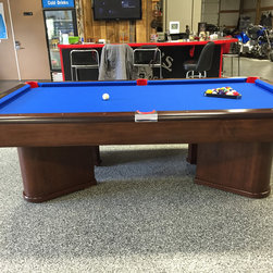 Antique Brunswick Modern Pool Table - Game Room And Bar Furniture