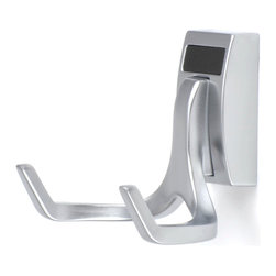 Elite Double Hook - Brushed Chrome - Products