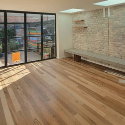 Fitzroy Renovation: Recycled Messmate Flooring - Hardwood Flooring