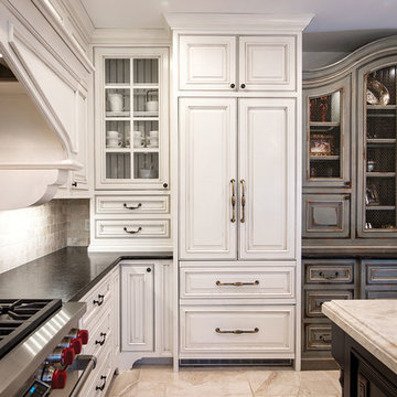 Beautiful Kitchen with Multiple Finishes and Furniture Styling