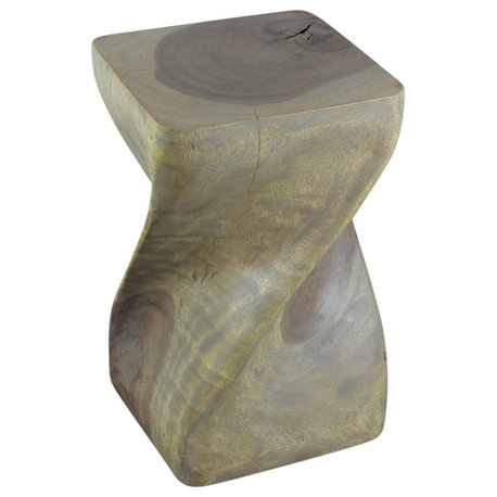 Big Twist Stool, Gray