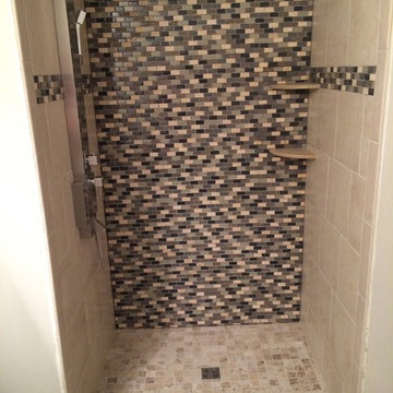 Tile shower