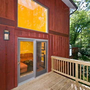 Contemporary Home in Annandale Adds Private Home Office and Den