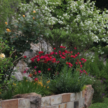 Traditional garden in Northwest Hills