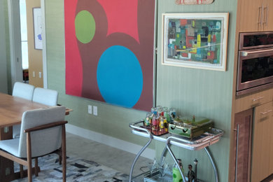 1960s dining room photo in Denver