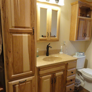 Rustic Hickory Kitchen and Bath