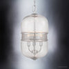 Luxury Colonial Chandelier, 9, Polished Chrome Finish