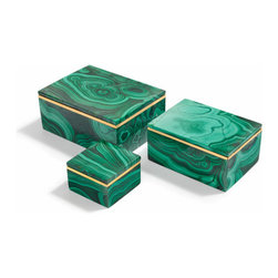 Andu Malachite Boxes - Decorative Boxes